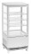 Mini-Kühlvitrine 75L2T weiß