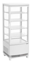 Mini-Kühlvitrine 98L2T weiß
