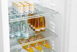 Flaschenkühlschrank weiß mit Volltür K1-111
