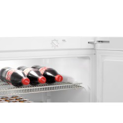 Flaschenkühlschrank weiß mit Volltür K1-111