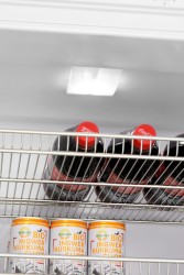 Flaschenkühlschrank weiß mit Volltür K1-111