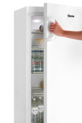 Flaschenkühlschrank weiß mit Volltür K1-111