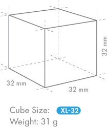 Vollwürfel Eisbereiter CUBE IM-130PE-32