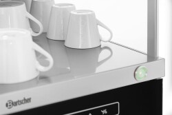 Milchkühlschrank und Tassenwärmer Kombigerät