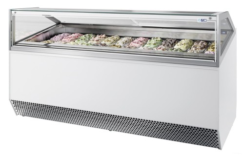 Speiseeis-/Konditoreivitrine MILLENNIUM 2.0 GE DT 190 H117