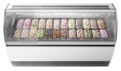 Speiseeis-/Konditoreivitrine MILLENNIUM 2.0 GR DT 220 H135