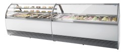 Speiseeis-/Konditoreivitrine MILLENNIUM 2.0 GR DT 220 H135