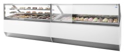 Speiseeis-/Konditoreivitrine MILLENNIUM 2.0 GE DT 220 H135
