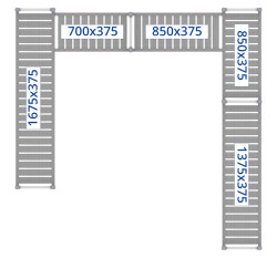 Regalsystem Z 260-260 / 264-264