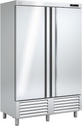 Edelstahlkühlschrank 2-türig KU 1300