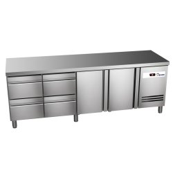 Kühltisch Ready KT4104 mit Arbeitsplatte 2...