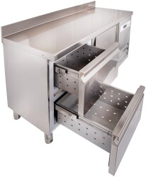 Kühltisch Ready KT2602 mit Arbeitsplatte 1 Tür,...