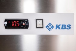 Kühltisch Ready KT2602 mit Arbeitsplatte 1 Tür, 2 halbe Schubladen