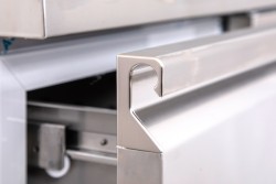 Kühltisch Ready KT2604 mit Arbeitsplatte 4 halbe Schubladen