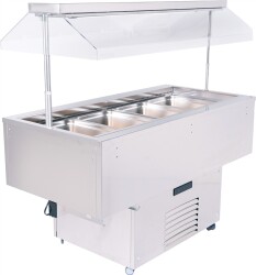 Salatbar Isola 4M VT Inox