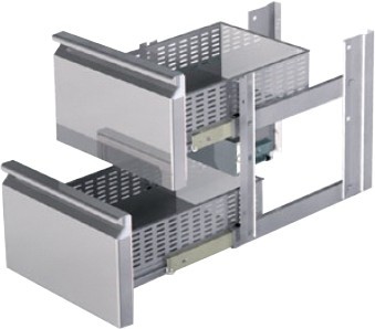 Schubladensatz 1/2 +1/2 Kühltischschubladensatz