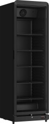 Glastürkühlschrank schwarz KBS 384 Umluft