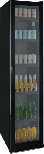 Glastürkühlschrank KBS 327 G Slim schwarz