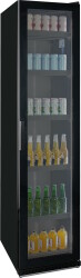 Glastürkühlschrank KBS 327 G Slim schwarz