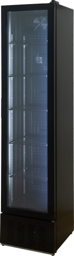 Glastürkühlschrank KBS 316 G Slim schwarz