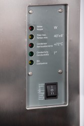 Vollwürfel-Eiswürfelbereiter KV 150 L mit Vorratsbehäter & Abdeckung