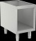 Unterbau 3-seitig geschlossen Breite 600 mm für Serie Essence 700