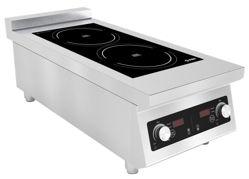 Induktion-Auftischkochfläche 2 Kochzonen 2 x 5KW