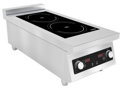 Induktion-Auftischkochfläche 2 Kochzonen 2 x 5KW
