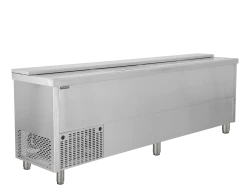 Edelstahl Flaschenkühltruhe BHC250X1