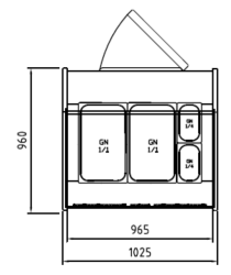 Kühl-Bedientheke SPID100