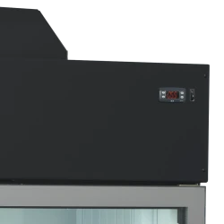 Supermarkt-Wandgefrier/-kühlschrank schwarz MTF250B VS