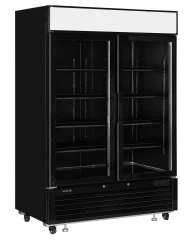Kühlschrank 2-türig mit Glastür &...