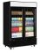 Kühlschrank 2-türig mit Glastür & Display LGC5000B