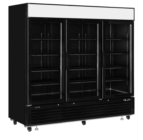 Kühlschrank 3-türig mit Glastür & Display LGC7500B