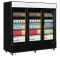Kühlschrank 3-türig mit Glastür & Display LGC7500B