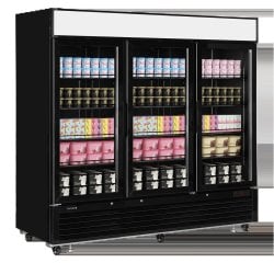 Tiefkühlschrank mit Glastür & Display LGF7500B