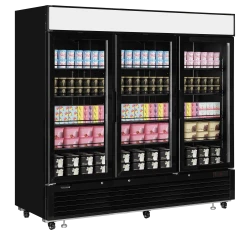 Tiefkühlschrank mit Glastür & Display LGF7500B