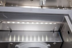 Edelstahl-Tiefkühlschrank TKU 359