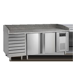 Pizzatisch mit Kühlaufsatz PT1310+GVC38-200