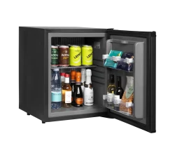 Minibar mit Volltür schwarz TM33