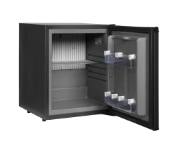 Minibar mit Volltür schwarz TM33