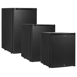 Minibar mit Volltür schwarz TM33