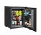 Minibar mit Volltür schwarz TM33