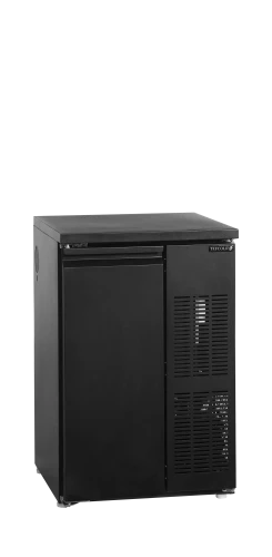 Fasskühlschrank schwarz mit 1 Tür CKC2