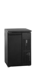 Fasskühlschrank schwarz mit 1 Tür CKC2