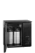 Fasskühlschrank schwarz mit 1 Tür CKC4