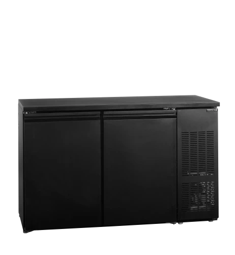 Fasskühlschrank 2-türig schwarz CKC8