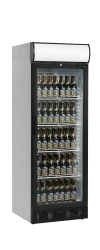 Flaschenkühlschrank mit Glastür & Display SCU1280CP