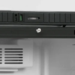 Flaschenkühlschrank mit 2 halben Glastüren SCU2375