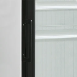 Flaschenkühlschrank mit 2 halben Glastüren SCU2375